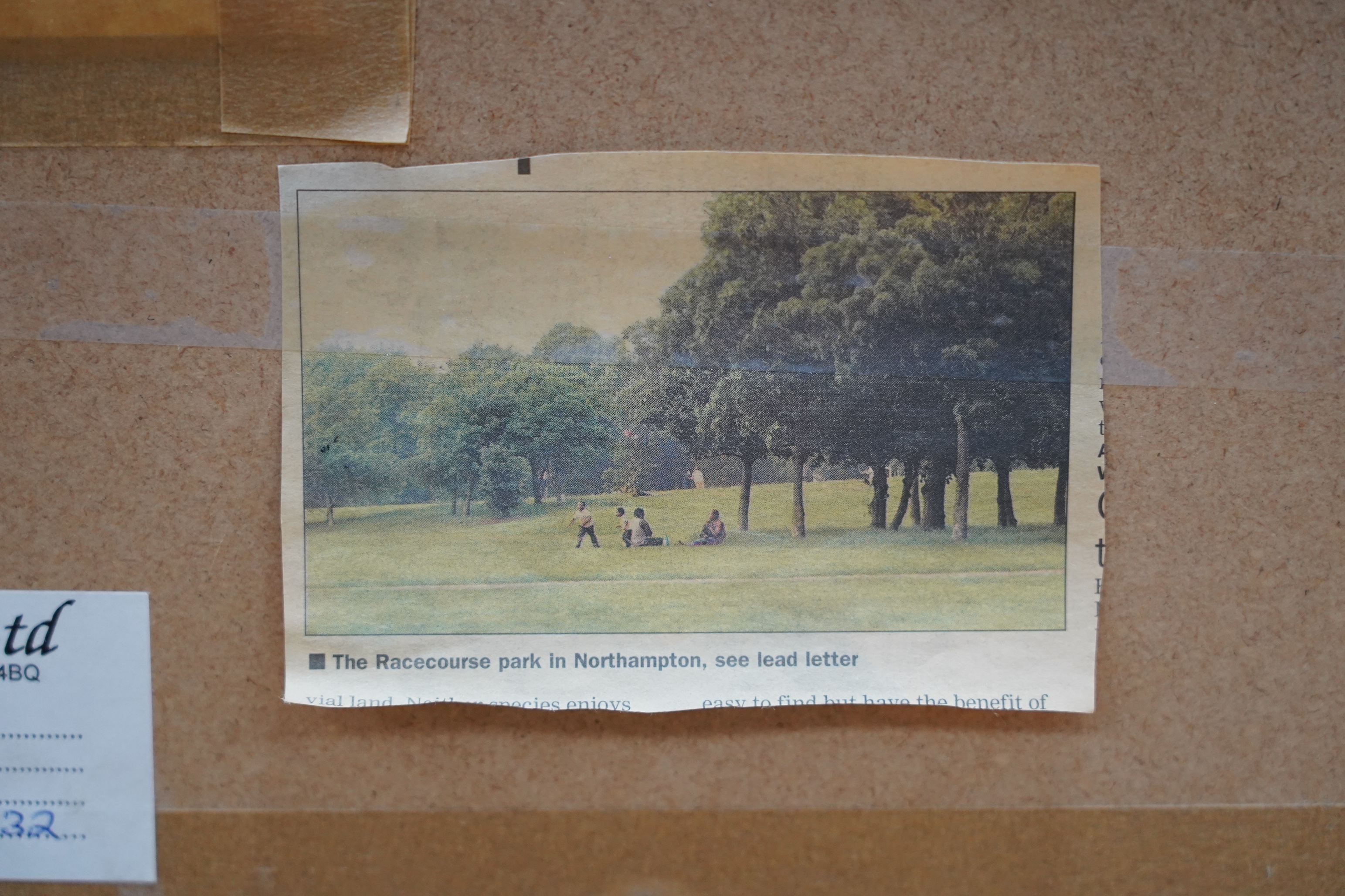 G.H.B. Holland, oil on board, ‘Abington Park, Northampton’, signed and dated 1976, 36 x 56cm